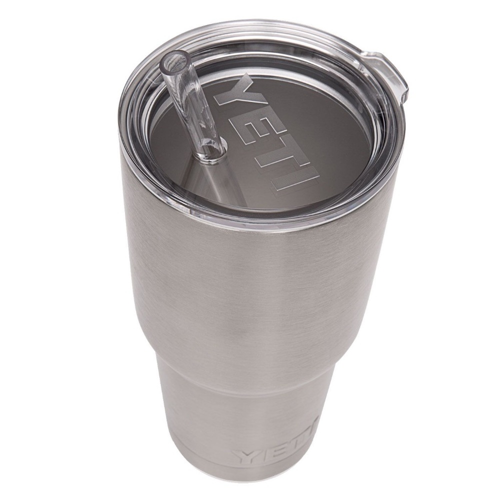 YETI Rambler 30 oz Tumbler Stainless Steel Straw Lid Insulated Cup